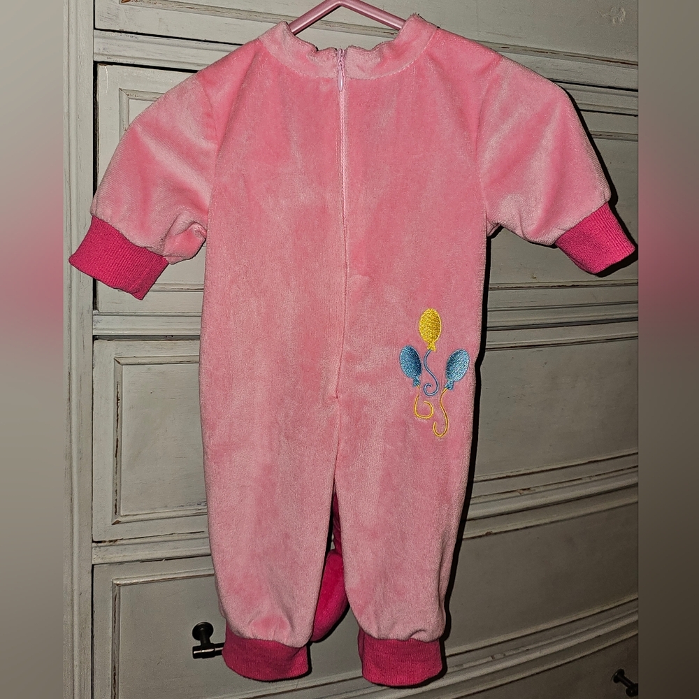 My Little Pony Pinkie Pie Embroidered Baby Girl Costume Dress Up 0-3 Months